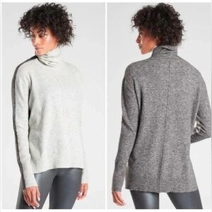 Athleta Transit Colorblock Turtleneck, Size S